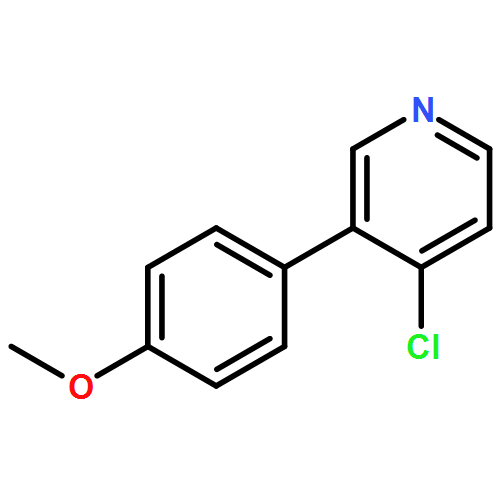 Pyridine, 4-chloro-3-(4-methoxyphenyl)- 