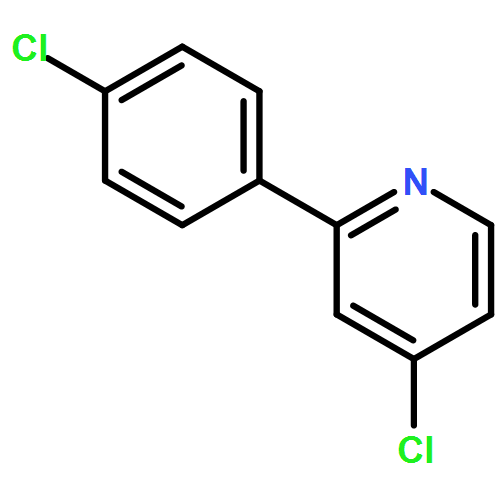 Pyridine, 4-chloro-2-(4-chlorophenyl)- 