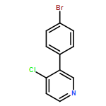 Pyridine, 3-(4-bromophenyl)-4-chloro- 