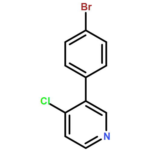 Pyridine, 3-(4-bromophenyl)-4-chloro- 