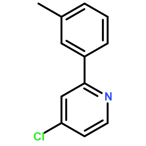 Pyridine, 4-chloro-2-(3-methylphenyl)- 