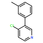 Pyridine, 4-chloro-3-(3-methylphenyl)- 