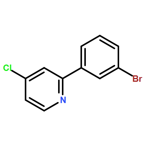 Pyridine, 2-(3-bromophenyl)-4-chloro- 