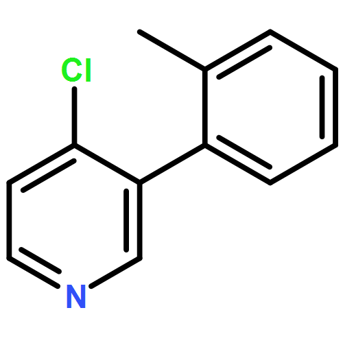 Pyridine, 4-chloro-3-(2-methylphenyl)- 