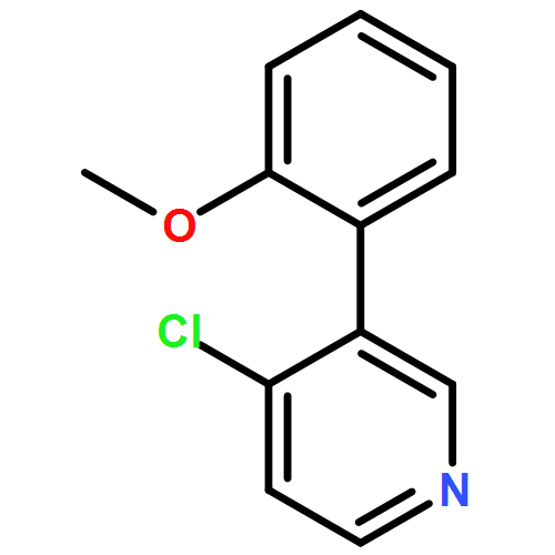 Pyridine, 4-chloro-3-(2-methoxyphenyl)- 