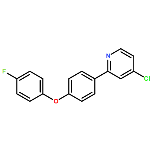 Pyridine, 4-chloro-2-[4-(4-fluorophenoxy)phenyl]- 