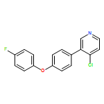 Pyridine, 4-chloro-3-[4-(4-fluorophenoxy)phenyl]- 