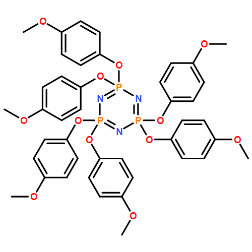 2λ5,4λ5,6λ5-1,3,5,2,4,6-Triazatriphosphorine, 2,2,4,4,6,6-hexakis(4-methoxyphenoxy)-