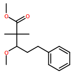 Benzenepentanoic acid, β-methoxy-α,α-dimethyl-, methyl ester 