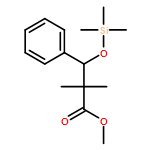 Benzenepropanoic acid, α,α-dimethyl-β-[(trimethylsilyl)oxy]-, methyl ester 