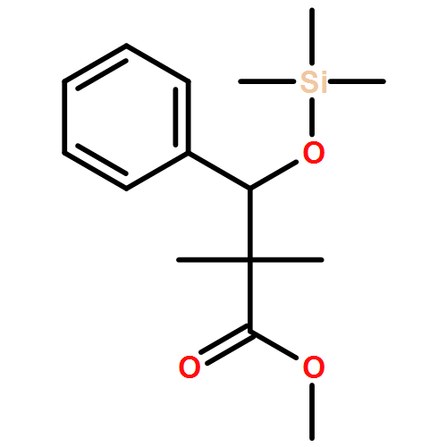 Benzenepropanoic acid, α,α-dimethyl-β-[(trimethylsilyl)oxy]-, methyl ester 