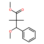 Benzenepropanoic acid, β-methoxy-α,α-dimethyl-, methyl ester 