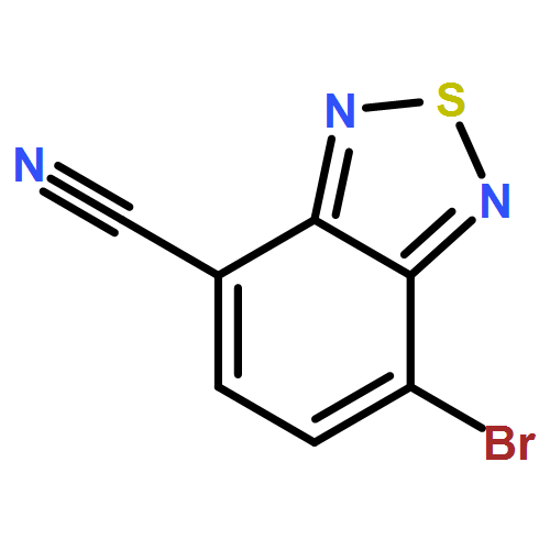 2,1,3-Benzothiadiazole-4-carbonitrile, 7-bromo- 