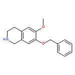 Isoquinoline, 1,2,3,4-tetrahydro-6-methoxy-7-(phenylmethoxy)- 