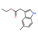 1H-Indole-3-acetic acid, 5-methyl-, ethyl ester 