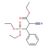 Benzenepropanoic acid, α-cyano-β-(diethoxyphosphinyl)-, ethyl ester 