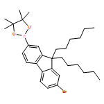 1,3,2-Dioxaborolane, 2-(7-bromo-9,9-dihexyl-9H-fluoren-2-yl)-4,4,5,5-tetramethyl- 