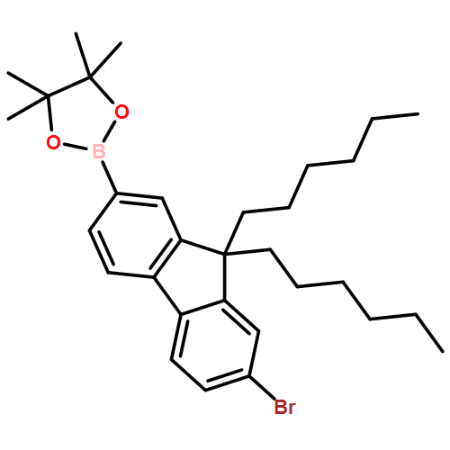 1,3,2-Dioxaborolane, 2-(7-bromo-9,9-dihexyl-9H-fluoren-2-yl)-4,4,5,5-tetramethyl- 