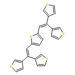 Thiophene, 2,5-bis(2,2-di-3-thienylethenyl)- 