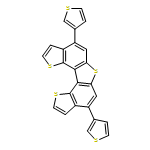 1-Benzothieno[6,7-b]thieno[2,3-e][1]benzothiophene, 4,8-di-3-thienyl- 