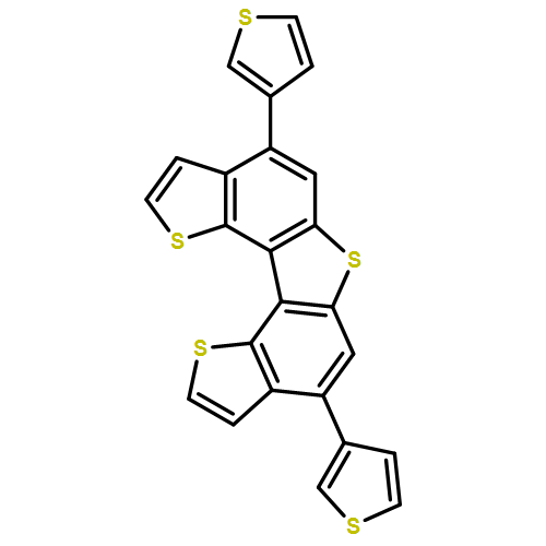 1-Benzothieno[6,7-b]thieno[2,3-e][1]benzothiophene, 4,8-di-3-thienyl- 