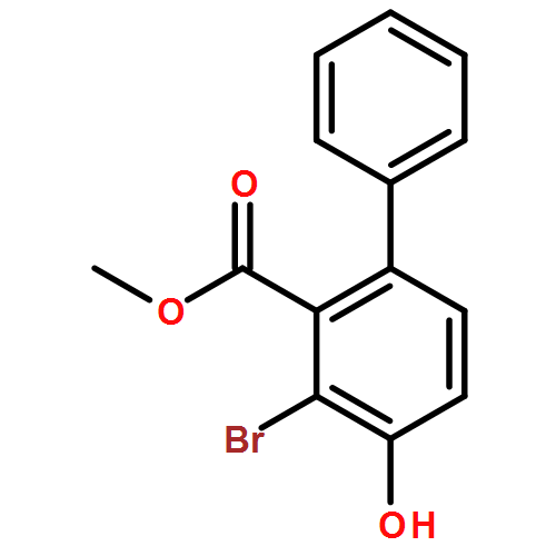 [1,1-Biphenyl]-2-carboxylic acid, 3-bromo-4-hydroxy-, methyl ester 