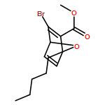 7-Oxabicyclo[2.2.1]hepta-2,5-diene-2-carboxylic acid, 3-bromo-1-pentyl-, methyl ester 