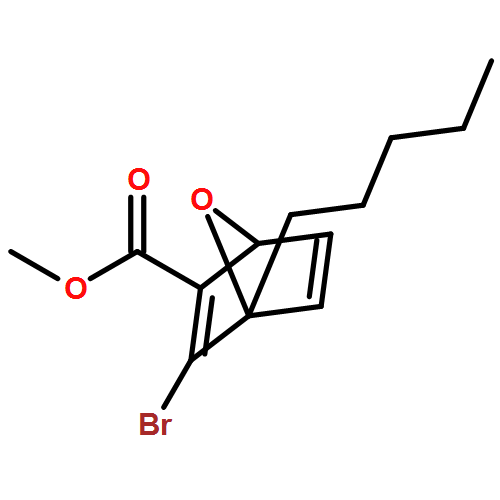 7-Oxabicyclo[2.2.1]hepta-2,5-diene-2-carboxylic acid, 3-bromo-4-pentyl-, methyl ester 