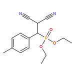 Phosphonic acid, P-[2,2-dicyano-1-(4-methylphenyl)ethyl]-, diethyl ester 