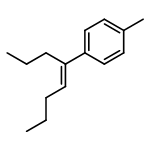 Benzene, 1-methyl-4-[(1Z)-1-propyl-1-penten-1-yl]- 