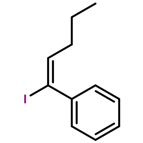 Benzene, [(1Z)-1-iodo-1-penten-1-yl]- 