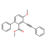 [1,1-Biphenyl]-2-carboxylic acid, 4-methoxy-3-(2-phenylethynyl)-, methyl ester 