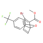 7-Oxabicyclo[2.2.1]hepta-2,5-diene-2-carboxylic acid, 3-bromo-1-[4-(trifluoromethyl)phenyl]-, methyl ester 