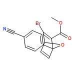 7-Oxabicyclo[2.2.1]hepta-2,5-diene-2-carboxylic acid, 3-bromo-1-(4-cyanophenyl)-, methyl ester 