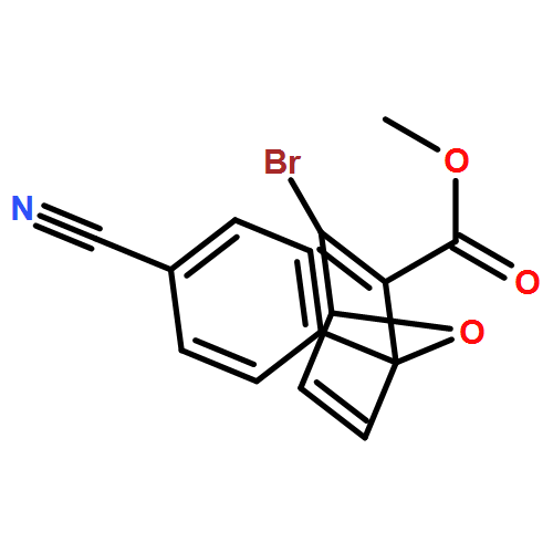 7-Oxabicyclo[2.2.1]hepta-2,5-diene-2-carboxylic acid, 3-bromo-1-(4-cyanophenyl)-, methyl ester 