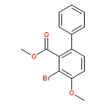 [1,1-Biphenyl]-2-carboxylic acid, 3-bromo-4-methoxy-, methyl ester 