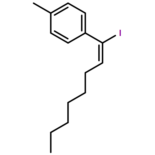 Benzene, 1-[(1Z)-1-iodo-1-octen-1-yl]-4-methyl- 