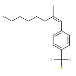 Benzene, 1-[(1Z)-2-iodo-1-octen-1-yl]-4-(trifluoromethyl)- 