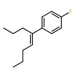 Benzene, 1-fluoro-4-[(1Z)-1-propyl-1-penten-1-yl]- 