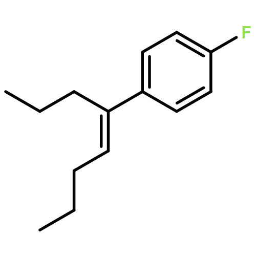 Benzene, 1-fluoro-4-[(1Z)-1-propyl-1-penten-1-yl]- 