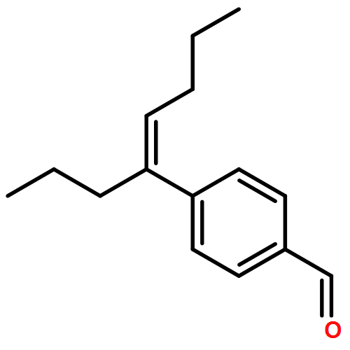 Benzaldehyde, 4-[(1Z)-1-propyl-1-penten-1-yl]- 