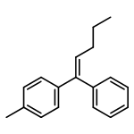 Benzene, 1-methyl-4-[(1Z)-1-phenyl-1-penten-1-yl]- 