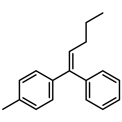 Benzene, 1-methyl-4-[(1Z)-1-phenyl-1-penten-1-yl]- 