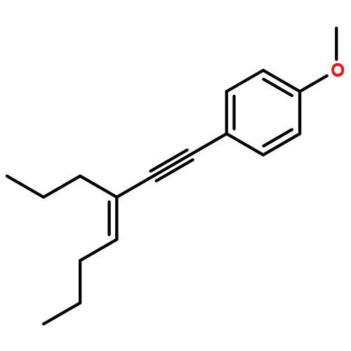 Benzene, 1-methoxy-4-[(3Z)-3-propyl-3-hepten-1-yn-1-yl]- 