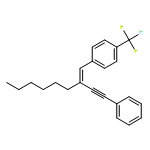 Benzene, 1-[(1Z)-2-(2-phenylethynyl)-1-octen-1-yl]-4-(trifluoromethyl)- 