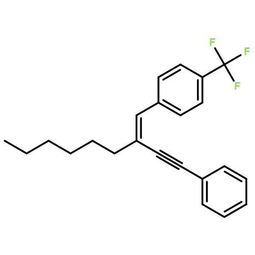 Benzene, 1-[(1Z)-2-(2-phenylethynyl)-1-octen-1-yl]-4-(trifluoromethyl)- 