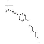 Benzene, 1-(4,4-dimethyl-3-methylene-1-pentyn-1-yl)-4-octyl- 