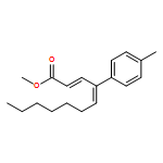 2,4-Undecadienoic acid, 4-(4-methylphenyl)-, methyl ester, (2E,4E)- 