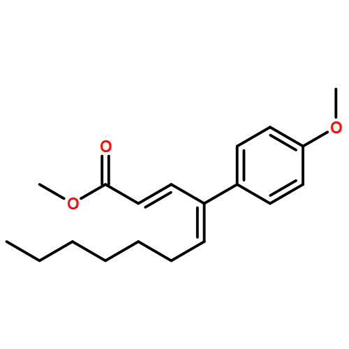 2,4-Undecadienoic acid, 4-(4-methoxyphenyl)-, methyl ester, (2E,4Z)- 