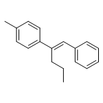 Benzene, 1-methyl-4-[(1Z)-1-(phenylmethylene)butyl]- 